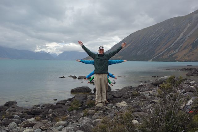 Statt Nessy gab es am Lake Ohau andere komische Geschöpfe.
