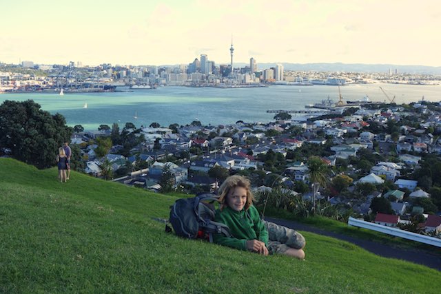 Von Devenport aus hat man einen tollen Ausblick auf die Innenstadt von Auckland.