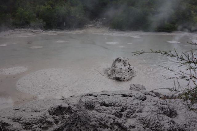 Weils so schön ist, noch ein Mud Pool Bild.