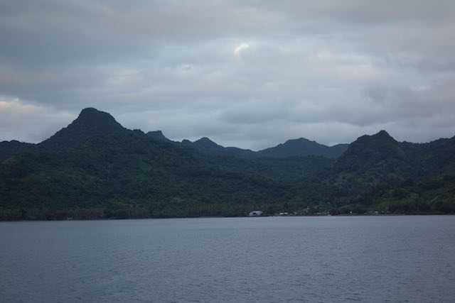 500m bis Rukuruku - könnte man schwimmen, aber nicht mit Gepäck.
