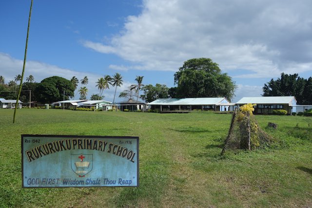 Die kleine Dorfschule von Rukuruku.
