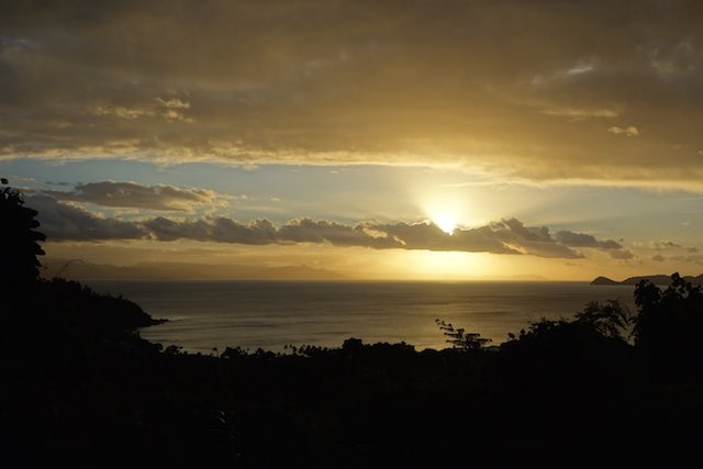 Nach kurzem Spaziergang kommt man zum Sunset Point.