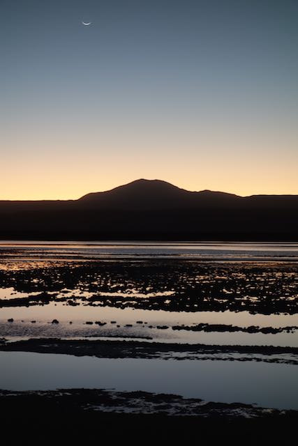 Zum Sonnenuntergang gabs dann noch ein kleines Picknick inkl. Pisco Sour am Salar de Atacama.
