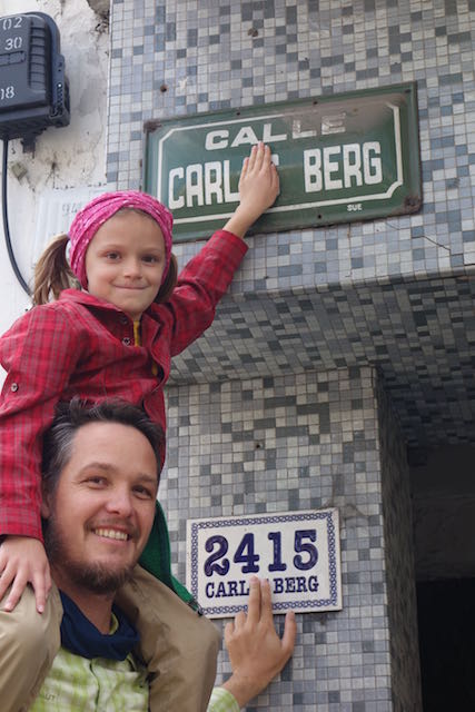Auf einem unserer Spaziergänge entdecken wir noch diese tolle Straße :-)